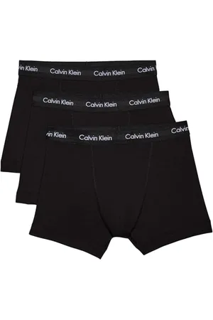 Calvin Klein Herren - 3er-Pack mittlere Taille Hüft-Shorts - Cotton Stretch, , L