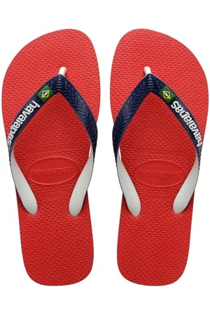 Havaianas Kinder Flip Flops Brasil Logo, Rubinrot, 23/24 EU