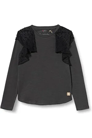 Noppies Kids Mädchen G Tee LS Borgarosteel T-Shirt, Phantom-P008, 92