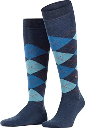 Burlington Herren Kniestrümpfe Edinburgh M Kh Wolle lang gemustert 1 Paar, , 40-46