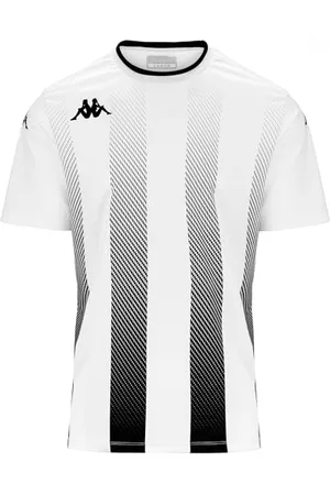 Kappa Herren BUGO T-Shirt, Weiß/Schwarz, L