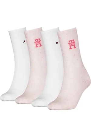 Tommy Hilfiger TH WOMEN SOCK 4P MONOGRAM NAPPY ECOM