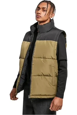 Urban classics Herren TB4476-Block Puffer Vest Jacke, , XL