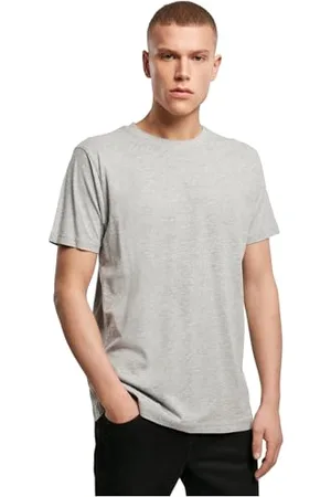 Build Your Brand Herren T-Shirt Round Neck, heather grey, S
