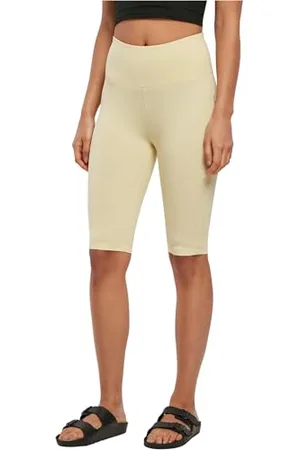 Urban classics Damen TB5014-Ladies Organic Stretch Jersey Cycle Yoga-Shorts, , L