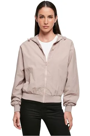 Build Your Brand Damen BY182-Ladies Crinkle Batwing Jacket Jacke, , 3X_l