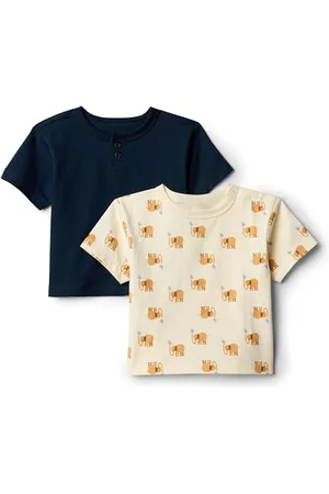 Amazon X Sofia Grainge Kurzärmelige T-Shirts für Baby Jungen, 2er-Pack, , 6-9 Monate