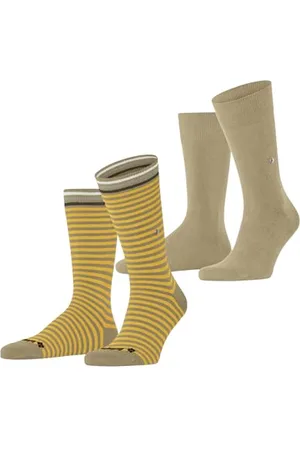 Burlington Herren Socken Everyday Stripe Mixed Multipack M So Baumwolle gemustert 2 Paar, , 40-46