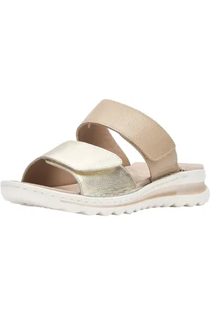 ARA Damen Tampa Slipper, Platin,Sand, 43 EU