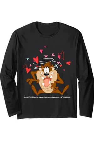 LOONEY TUNES Taz Spinning Hearts Fun Langarmshirt