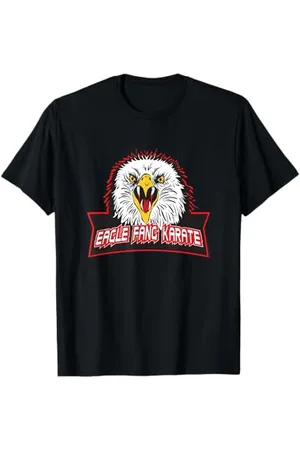 Cobra Kai T-Shirt Eagle Fang Logo - Herren, Unisex, Kurzarm, , M