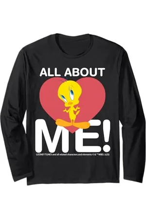 LOONEY TUNES All About Me Tweety Heart Character Love – Langarmshirt
