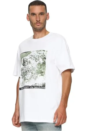 Mister Tee Herren Rage Against The Machine Oversize Tee S White