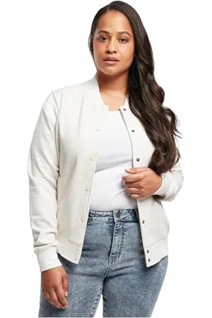 Urban classics Damen TB2618-Ladies Inset Sweat Jacket College-Jacke, , S