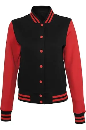 Build Your Brand Damen Ladies Sweat College Jacket Varsity Jacket, , M