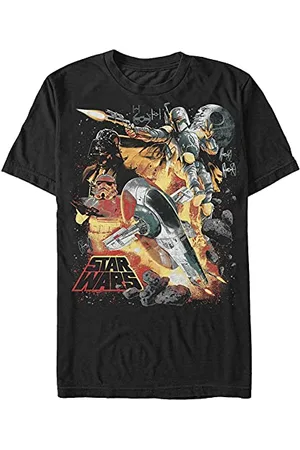 STAR WARS Herren Force Hunter Graphic T-Shirt, , L