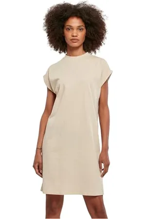 Urban classics Damen Ladies Turtle Extended Shoulder Dress Kleid, , XXL EU