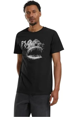Mister Tee Herren Fear Tee M Black