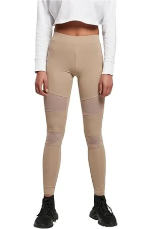 Urban classics Damen Ladies Tech Mesh Leggings, , 5XL