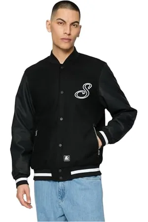 STARTER BLACK LABEL Herren Starter Script College Jacket L Black