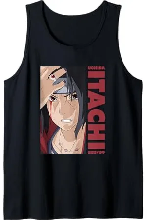 Naruto Shippuden Itachi Block und Name Tank Top