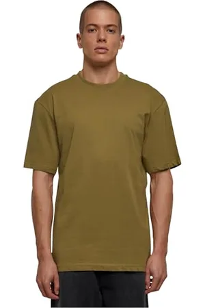 Urban classics Herren T-Shirt Tall Tee, Oversized T-Shirt für Männer, Baumwolle, gerippter Rundhals, , L
