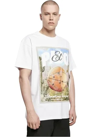 Mister Tee Unisex EL Paso Oversize Tee S White