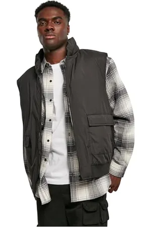 Urban classics Damen TB5903-Clean Puffer Vest Weste, Black, 4XL