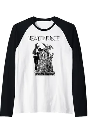 BEETLEJUICE Movie Classic Gothic Art Raglan
