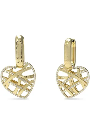 Guess Ohrringe Heart Cage JUBE03098JWYGT-U Marke, Einheitsgröße, Unkostbare Metalle, Ohne Edelstein