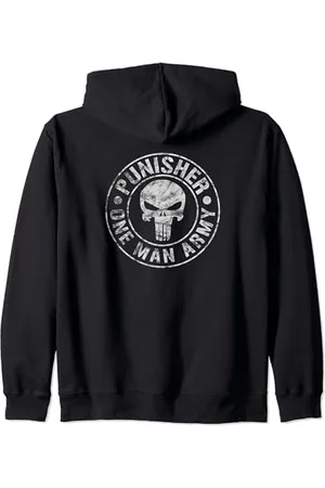 Marvel The Punisher One Man Army White Kapuzenjacke