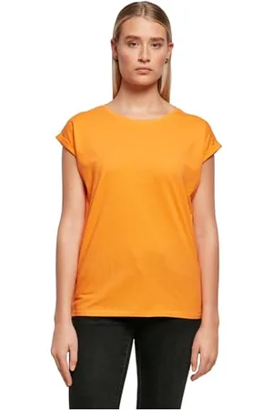 Build Your Brand Damen Ladies Extended Shoulder Tee T-Shirt, , 5XL