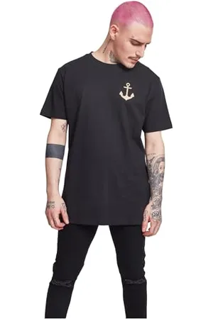Mister Tee Herren Captain Tee M Black