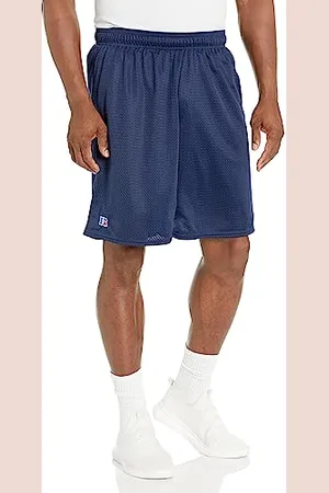 Russell Athletic Herren 9" Mesh Shorts, Marineblau, Small
