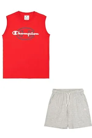 Champion Jungen Legacy Boy-Graphic Sleeveless Crewneck with Large Print Set, , 13-14 Years