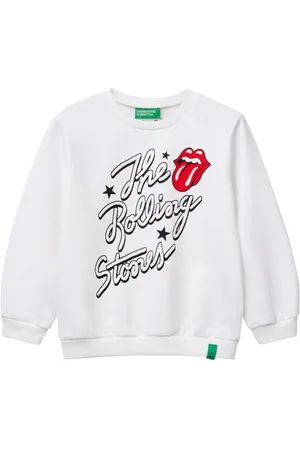 Benetton Mädchen und Jungen Maglia G/C M/L 3unig10ip Sweatshirt ohne Kapuze, , 4 Jahre