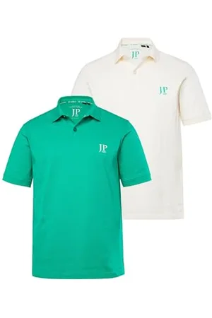 JP 1880 Herren große Größen Übergrößen Menswear L-8XL Poloshirts, Basic, 2er-Pack, Piqué, gekämmte Baumwolle XXL 704317454-XXL