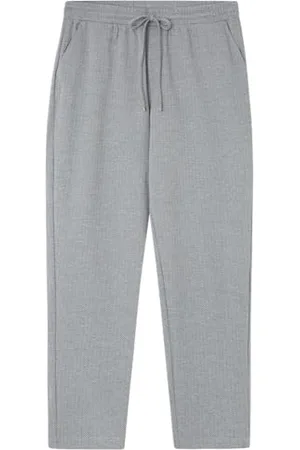 Springfield Damen Jogger Con Cintura elástica y bolsillo falso en la Parte trasera Strick-Jogginghose, , 38W/28L