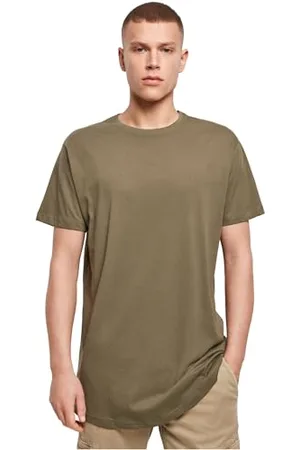Build Your Brand Herren Shaped Long Tee T-Shirt, , S