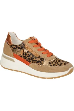 ARA Damen Garda Sneaker, Biscuit,Natur,Whisky,Poppy,Jaffa, 43 EU Weit