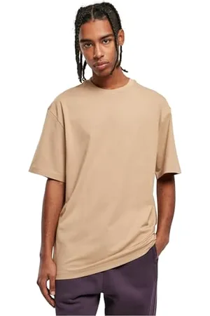 Urban classics Herren T-Shirt Tall Tee, Oversized T-Shirt für Männer, Baumwolle, gerippter Rundhals, , XXL