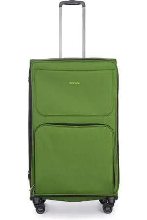 Stratic Bendigo Light + Koffer Weichschale Reisekoffer Trolley Rollkoffer groß, TSA Kofferschloss, 4 Rollen, Erweiterbar, Größe L