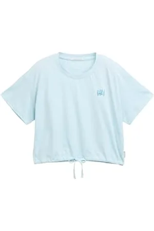 TOM TAILOR Kinder Cropped Strickpullover mit Lochmuster, Fresh Sweet Lime, 140