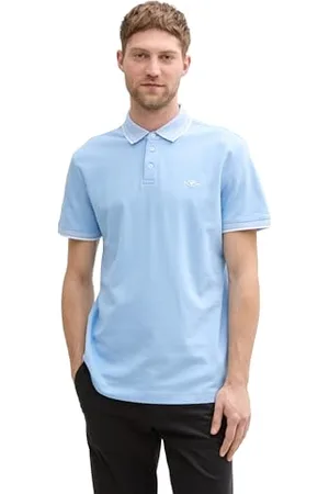TOM TAILOR Basic T-Shirt aus Baumwolle, Sky Captain Blue, XL