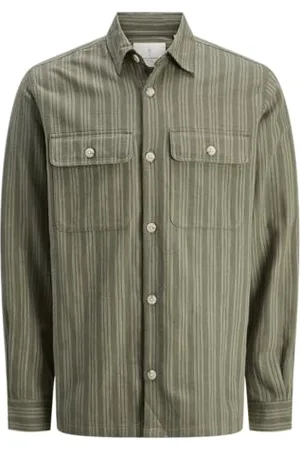 JACK & JONES Jprccraymond Spring Stripe Overshirt Sn