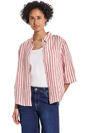 Street one Damen A345632 Gestreifte Hemdbluse, , 38