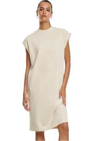 Urban classics Damen TB6856-Ladies Light Terry Dress Kleid, , XS