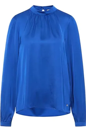 Mustang Damen Style Emily Satin Bluse, , 42