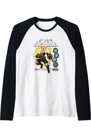 My Hero Academia Ripple Junction x Katsuki Bakugo Anime Raglan