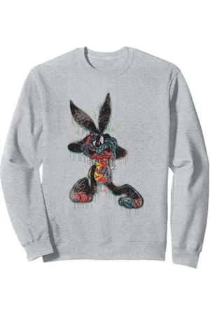 LOONEY TUNES Dripping Paint Bugs Bunny Sweatshirt